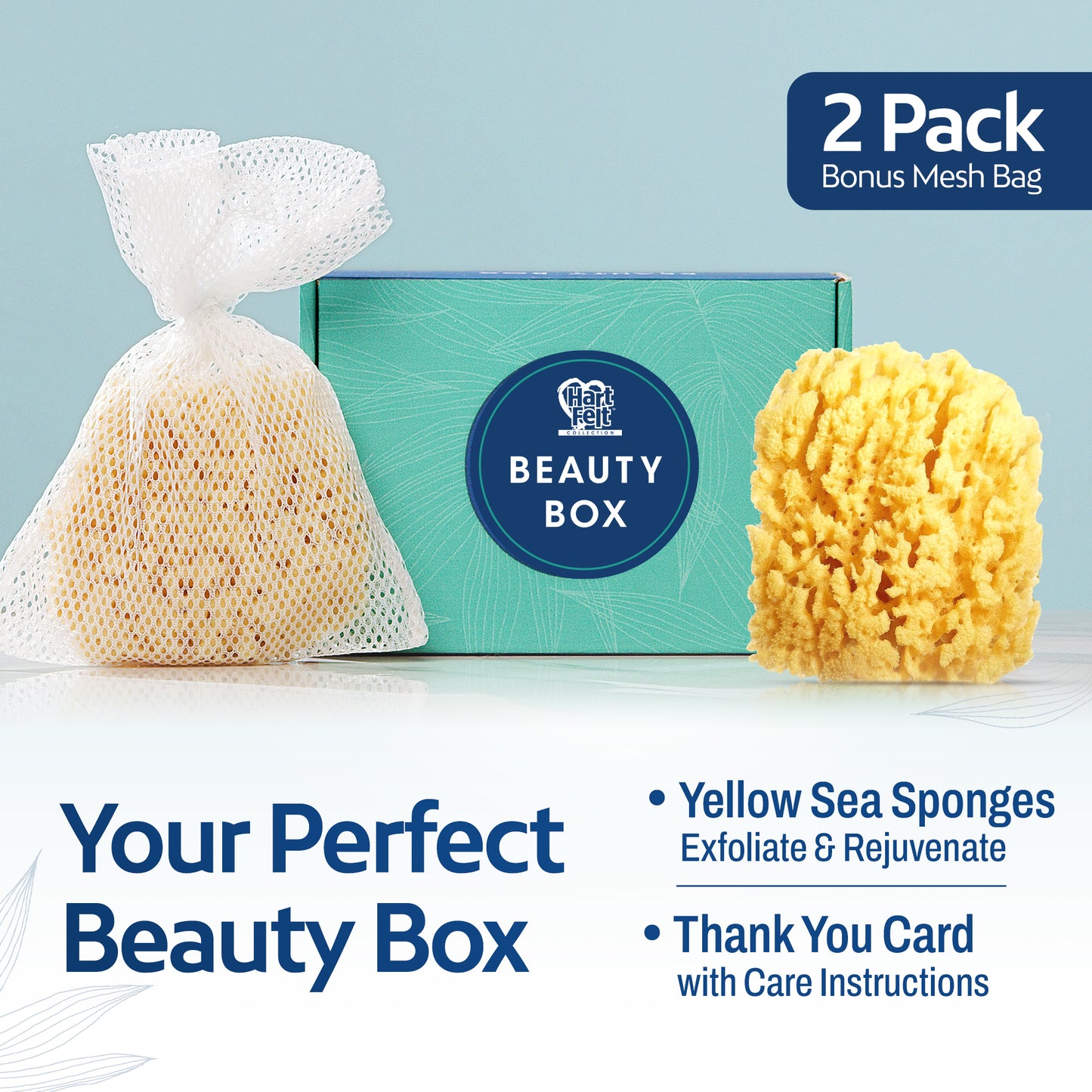 HartFelt Yellow Sea Sponge 4 Inch