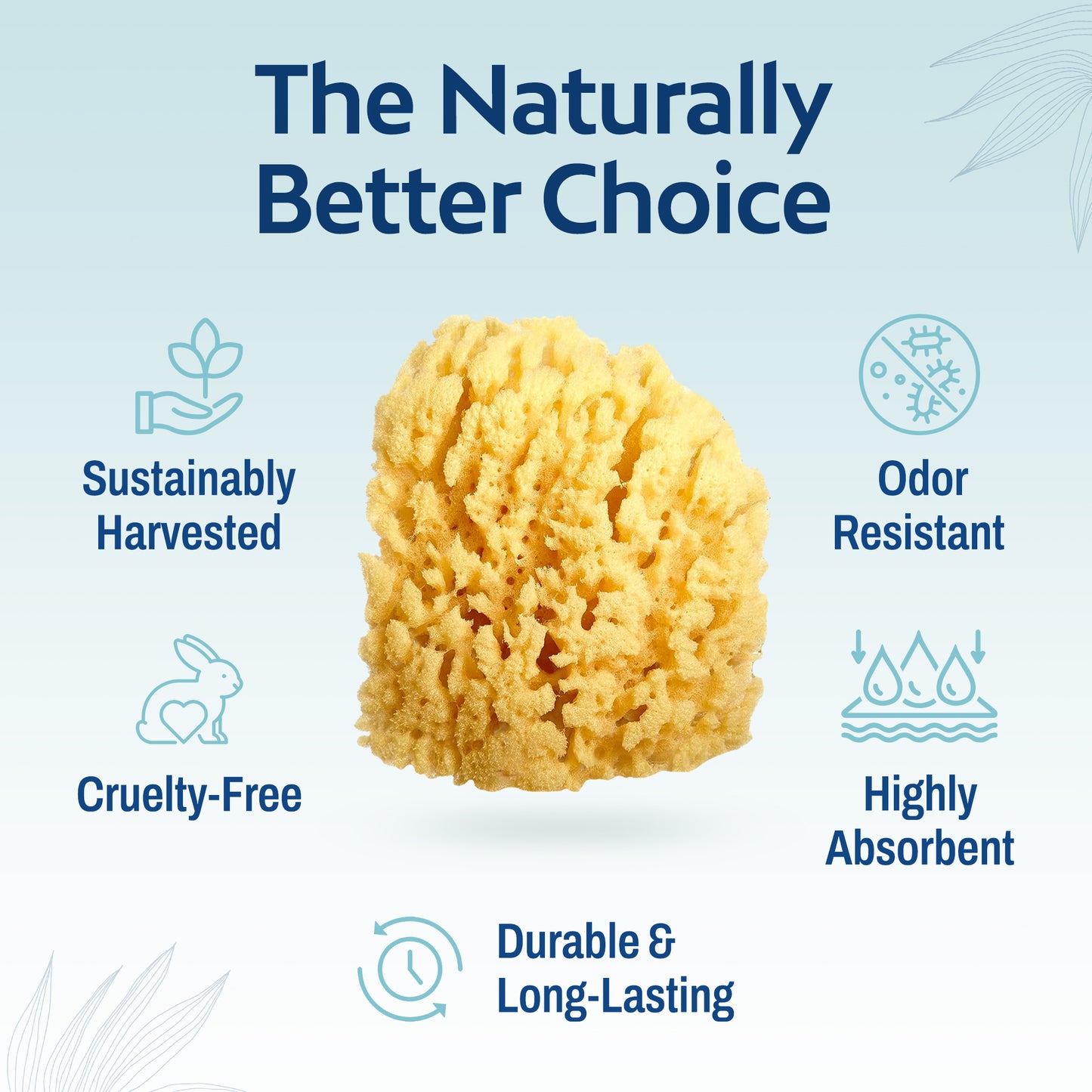 HartFelt Yellow Sea Sponge 4 Inch
