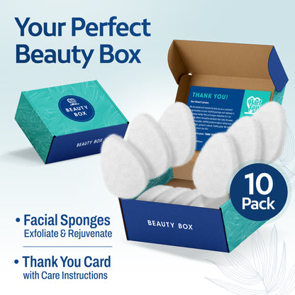 HartFelt Facial Exfoliation Beauty Box - 10 Count