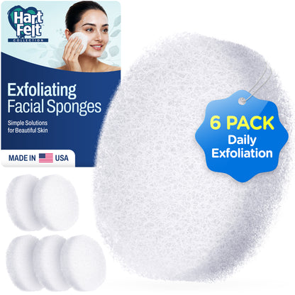 Round Facial Sponge for Daily Cleansing