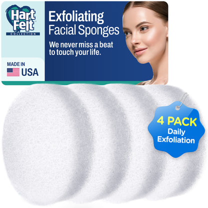 Round Facial Sponge for Daily Cleansing
