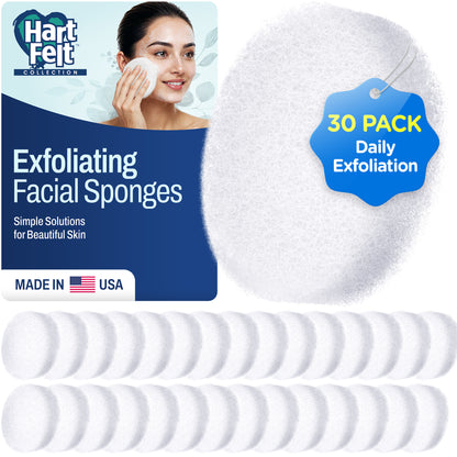 Round Facial Sponge for Daily Cleansing